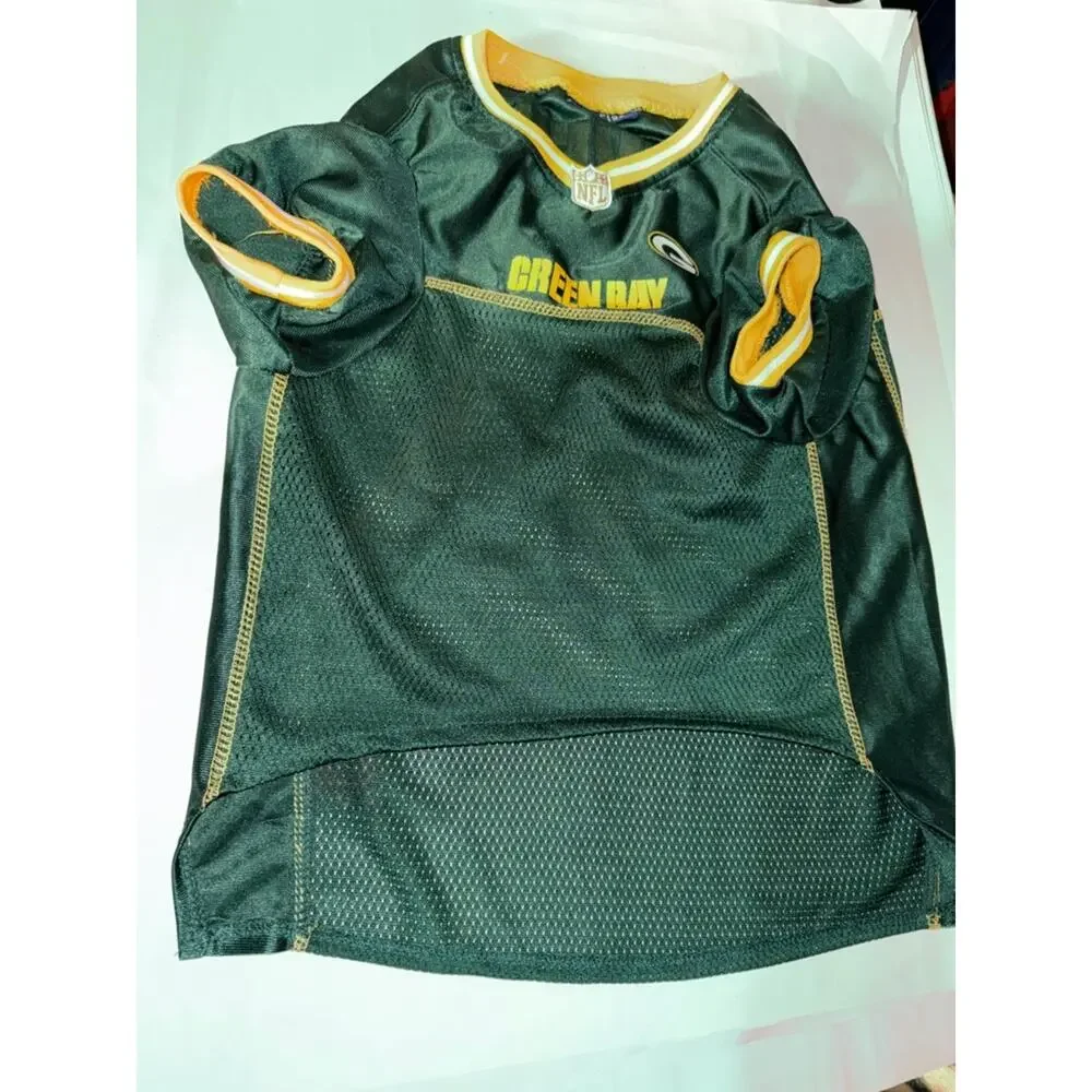 Pets first greenbay packers pet jersey extra large 12” wide 17” long.